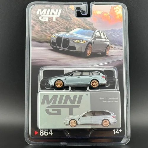 Mini GT 1/64 BMW M3 Competition Touring Brooklyn Grey MGT00864-BL