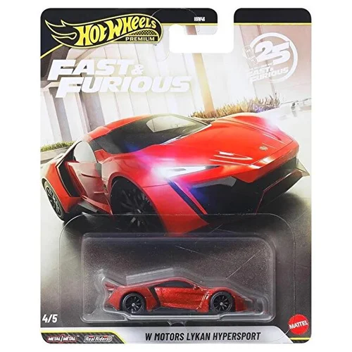 Mattel Hot Wheels Premium Fast And Furious W Motors Lykan Hypersport Jhw70la10