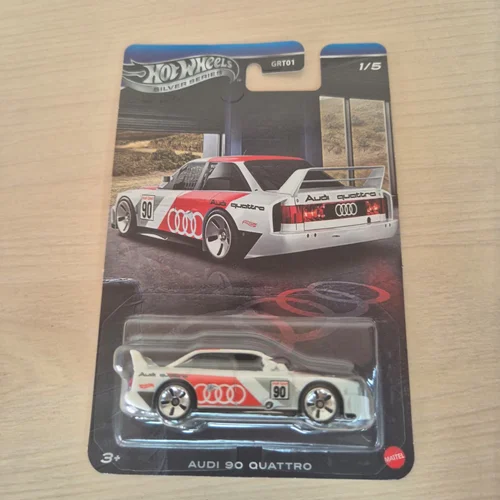 Hot Wheels Silver Series 1/5 Tekli Araba - AUDI 90 QUATTRO GRT01