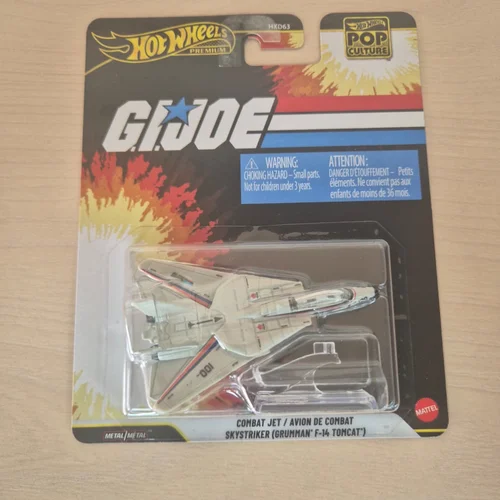 Hot Wheels Premium Pop Culture Combat Jet Skystriker Grumman F-14 Tomcat HXD63