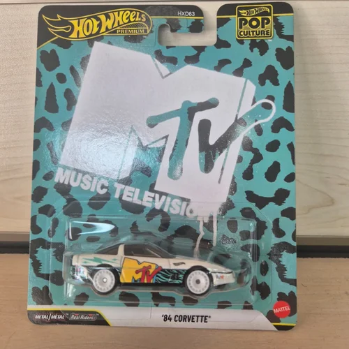 Hot Wheels MTV '84 Corvette Pop Culture Premium Arabalar HXD63
