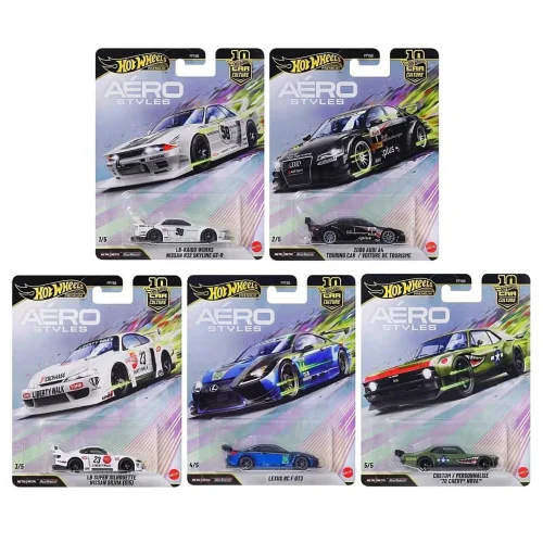 Hot Wheels Premium Car Culture 2026 Aéro Styles – 5'li Set