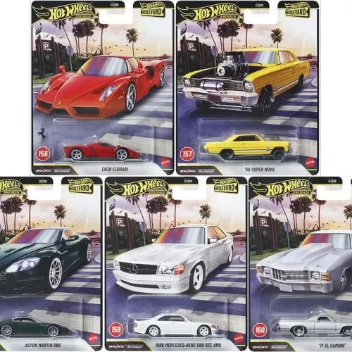 Hot Wheels Premium Boulevard Beşli Araba Seti MİX 4