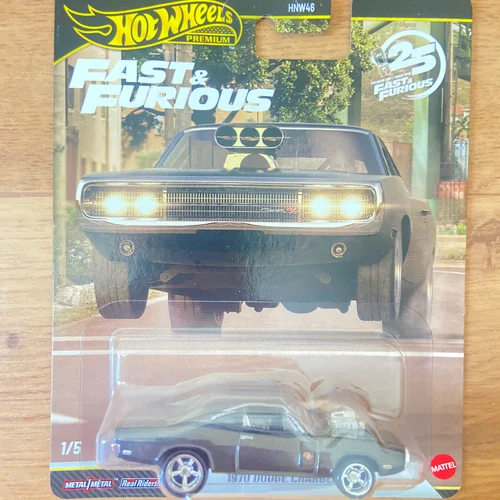 Hot Wheels 1970 Dodge Charger F&F 25.yıl chase modeli
