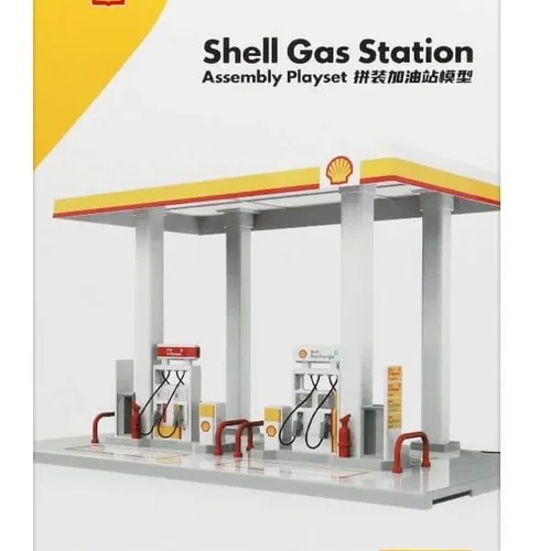 SHELL PETROL DİORAMA ve PORSCHE ARABA