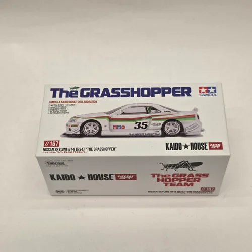 Kaido House x Mini GT 1:64 Nissan Skyline GT-R (R34) The Grasshopper V1