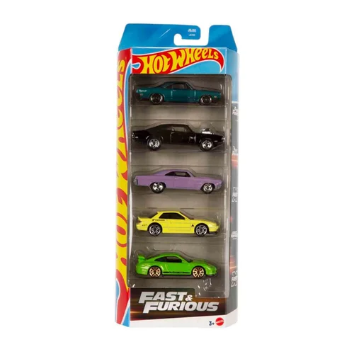 Hot Wheels Fast & Furious 2025 5' li Araba Seti JDR19