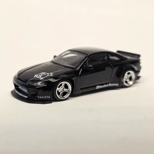 Mini GT Nissan Silvia Rocket Bunny Black Pearl