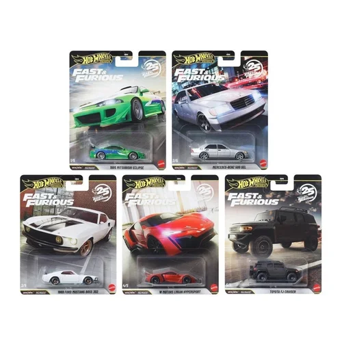 Hot Wheels Premium Fast & Furious 25. Yıl Set