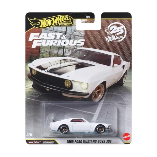 Hot Wheels Premium Fast & Furious 25.Yıl 1969 Ford Mustang Boss 302