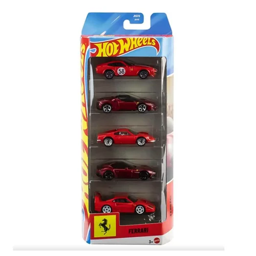 Hotwheel Ferrari 5li set