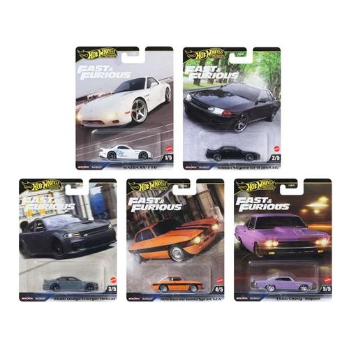 Hot Wheels Premium Fast & Furious 2025 Mix 2 Set