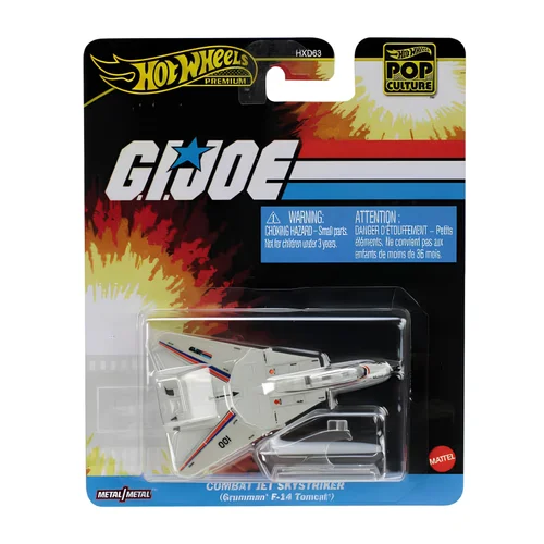 Hot Wheels Premium Pop Culture Combat Jet Skystriker Grumman F-14 Tomcat JBL77