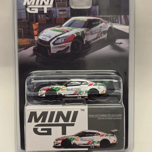 Mini GT 1/64 Nissan GT-R NISMO GT3 KCMG 2018 FIA GT World Cup Macau Blister Paket