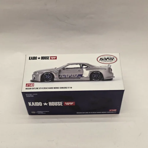 Kaido House 1:64 Nissan Skyline GT-R (R34) Kaido Works Shinjuku V1