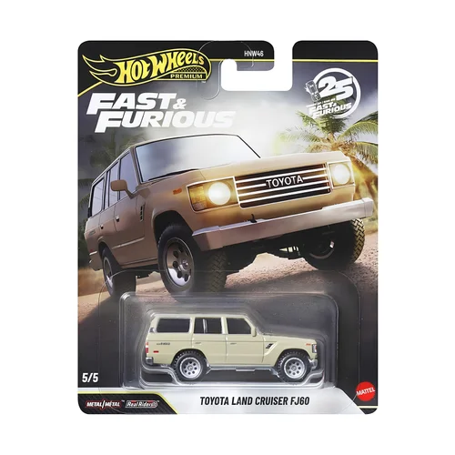 Hot Wheels Premium Toyota Land Cruiser FJ60 Hobbs & Shaw (2019) Movie Fast & Furious