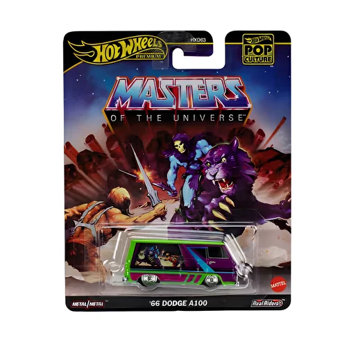 HOT WHEELS PREMIUM POP CULTURE MASTERS OF THE UNIVERSE ‘66 DODGE A100 VAN HE-MAN