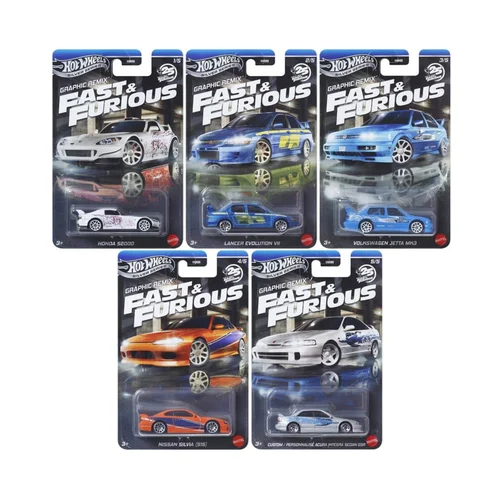 Hot Wheels FF Graphic Remix Set