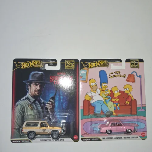 Hot Wheels Stranger Things&The Simpsons